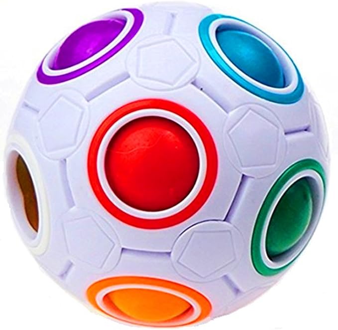 CuberSpeed Rainbow Ball Magic Cube Fidget Toy